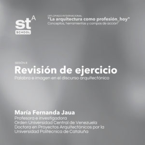 SESIÓN 8: Revisión ejercicio, por María Fernanda Jaua