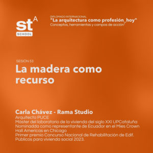 SESIÓN 53: La madera como recurso, por Carla Chávez