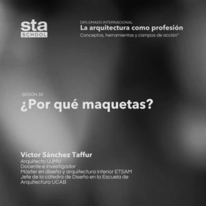 SESIÓN 34: ¿Por qué maquetas?, por Victor Sanchez Taffur